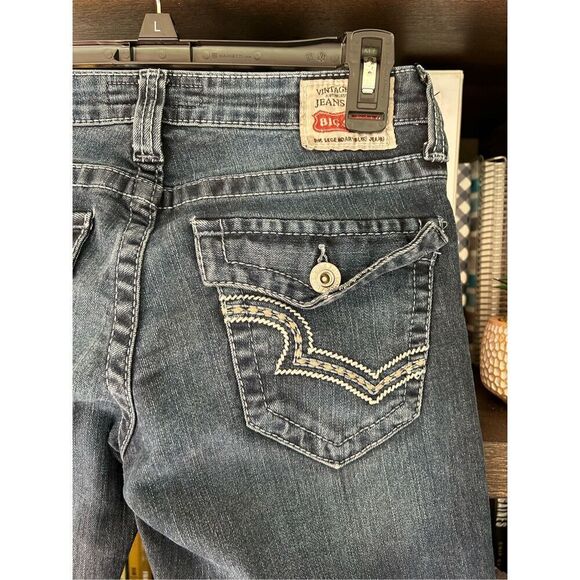Big Star Bootcut Button Pocket Jeans Size 27R - Picture 4 of 6